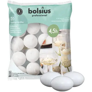 Bolsius Schwimmkerzen 20 St. weiß