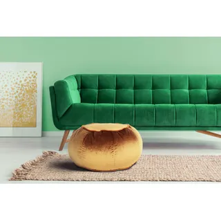Kayoom Pouf Taj Mahal 325 100% Polyester (Samt) 65 x 35 x 65 cm Braun