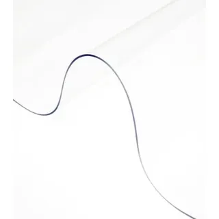 1,5 mm PVC-Tischdecke Tischabdeckung 107 x 213 cm klare Tischmatte transparent gut - Transparent