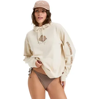 Roxy Kapuzenpullover Surf Stoked Hoody Parchment - XL