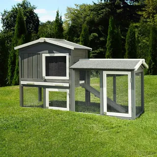 My Animal Freilaufgehege MH-03 53 x 85 x 0 cm grau/weiß