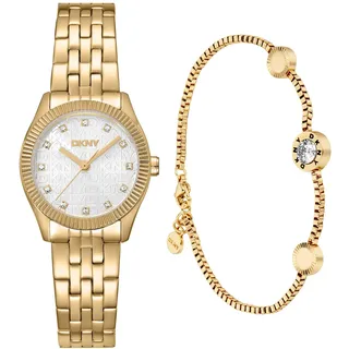 DKNY Logo Watch Set Edelstahl 26 mm