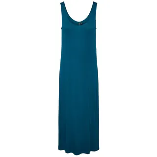 PIECES Damen Pckalli Maxi Tank Dress Noos Kleid, Deep Lagoon, S EU