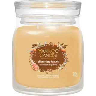 Yankee Candle Glistening Leaves Duftkerze 567 g gelb