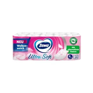 Zewa Toilettenpapier Ultra Soft 4-lagig 20 Rollen
