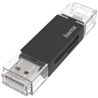 Hama USB-Kartenleser, OTG, USB-A + microUSB USB 2.0 / USB 2.0