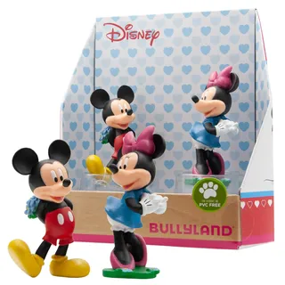 Bullyland – Micky und Minnie Valentinstags Geschenkbox aus Disneys Mickey Mouse, perfekt als Spielzeug Figur, Dekoration und Geschenk für Kinder ab 3 Jahren, 6,5 cm Walt Disney Sammelfiguren 15077