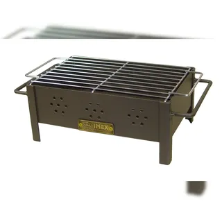 EDM Tischgrill Holzkohle braun