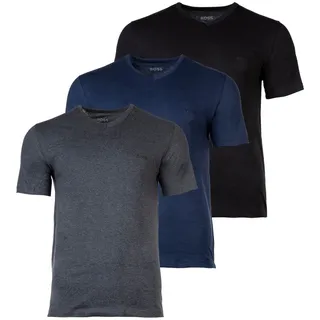 Boss Classic Kurzarm-T-Shirt 3 Einheiten Open Blue M
