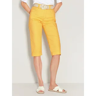 Capri-Hose Peter Hahn gelb
