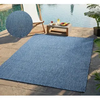 Bruno Banani Venezia Outdoor-Teppich 160 x 220 cm Blau