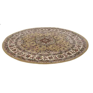 THEKO Hamadan 359 Orientteppich Ø 200 cm Braun