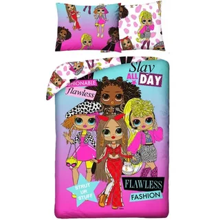 HALANTEX Leinen inklusive LOL OMG Day Baumwolle, 140/200, 70/90 cm - Bunt