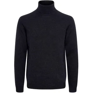 CASUAL FRIDAY CFKarl Herren Rollkragenpullover Strickpullover Feinstrick Pullover mit Rollkragen Rippbündchen Regular fit, Größe:XXL, Farbe:Anthracite Black (194007)