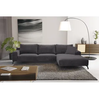 werk2 Faro L-Form«, XXL Design Ecksofa mit hohem Komfort in trendigem Cord & Samtvelours