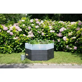 GARANTIA Hochbeet Ergo Turbo XL 75 x 75 x 75 cm Braun