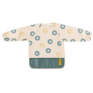 Petite&Mars Ben Lätzchen mit langen Ärmeln 2 y+ Green Kiwi 1 St.