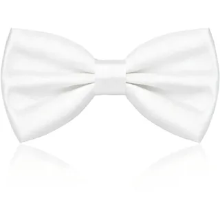 URAQT Fliege Herren, Klassische Einfarbig Fliegen für Männer, Schmale Smoking Fliege Schleife mit Haken, Einstellbar Bow Tie für Hochzeit Party