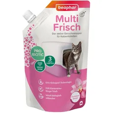 BEAPHAR - Geruchsabsorber - Konzentriertes Katzenstreu Granulat - Neutralisiert unangenehme Gerüche - Hinterlässt einen angenehmen Duft (Orchidee) - 400g = bis zu 3 Monate Anwendung
