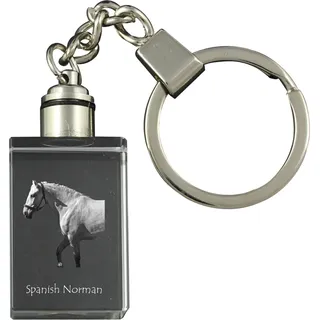 Spanischer Normanne - Wanduhr mit Pferd, Uhr mit Druck für das Regal, personalisierte Hausdekoration der Marke Art-Dog