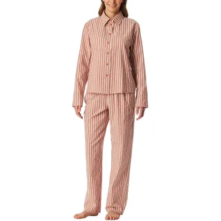 Schiesser Damen Pyjama Schlafanzug lang Web - Selected Premium