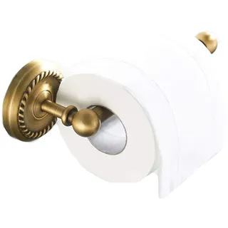 Kaxich Toilettenpapierhalter Antik Messing Papierhalter Klopapierhalter Retro Kupfer Wandmontage Klorollenhalter Wandhalter für Küche und Badzimmer WC