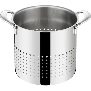 Lagostina Emozione Nudelsieb Edelstahl Ø 20 cm Schwarz/Silber/Weiß
