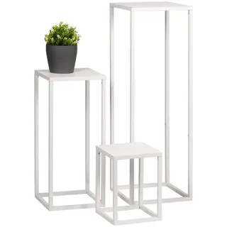 bremermann Blumenhocker 30 x 30 x 90 cm Weiß