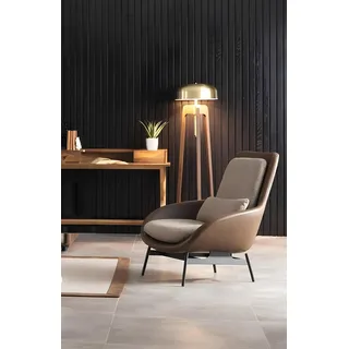 Ecksofa Eckgarnitur Hotel Qualität Möbel Einrichtung Sessel Wohnlandschaft - Braun