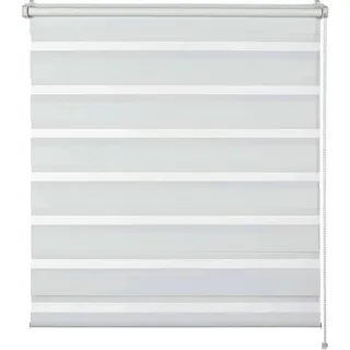 Schöner Wohnen Doppelrollo Tilda 45 x 150 cm transparent/weiß