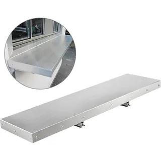 edelstahl wandboard 1220 x 305 x 50 mm wandbord für Speisewagen Küchen Wandregal 20 kg Tellerbord