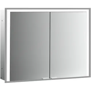 emco prime 3 Spiegelschrank, 1300mm, 2 Türen, Unterputzmodell, 949717206, Farbe: aluminium/spiegel