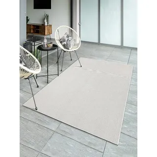 The CarPET »Mistra« rechteckig 1 mm Höhe moderner robuster In und Outdoor Teppich, beige