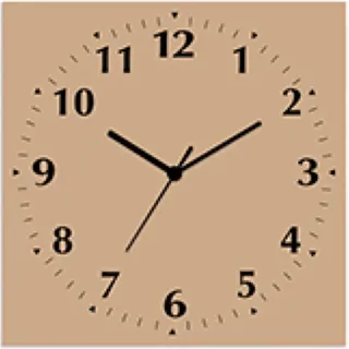 ARTland Wanduhr auf Alu Funkuhr - schwarzer Zeiger Trendfarbe Beige Größe: 30x30 cm - Beige, Schwarz