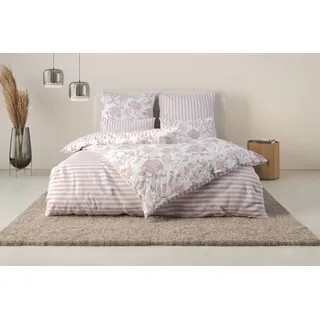 Andas Nordby Rosa Flanell 135 x 200 cm + 2 x 80 x 80 cm