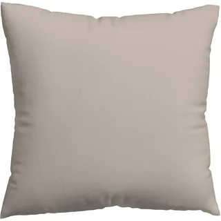 schlafgut Kissenbezug Knitted Jersey 80 x 80 cm Beige