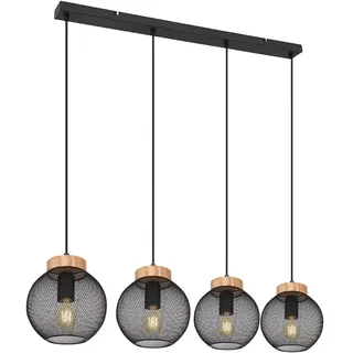 GLOBO Pablo 4-flg. 20 cm Holz, Metall