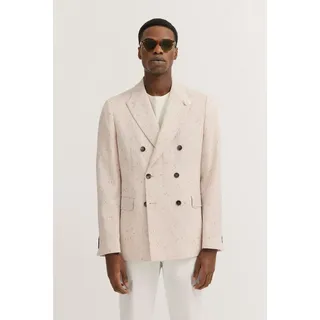 Bugatti Sakko aus Wolle, beige