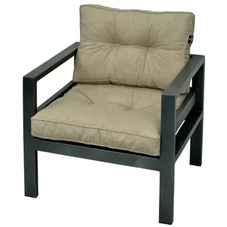 Ampo Sitzkissen Kissen Polster Rückenkissen Outdoor Rattansitz Wasserdicht - Beige