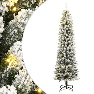 Künstlicher Weihnachtsbaum mit Schnee 150 LEDs 120 cm - Grün