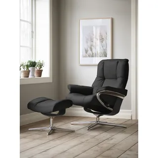 Stressless Relaxsessel Mayfair Leder 79 x 102 x 73 cm Schwarz mit Schlaffunktion