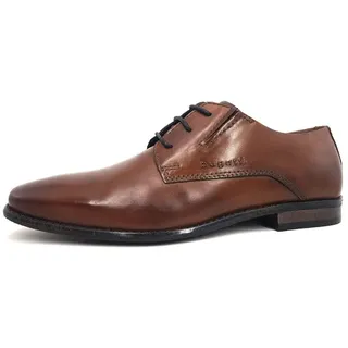 Bugatti Herren Armo Comfort Business Schnürer, Cognac, 45 EU