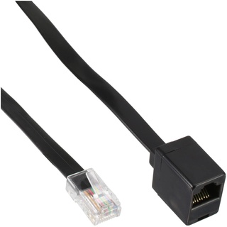 InLine Verlängerung RJ45 (8P8C) Stecker / Buchse 3m schwarz