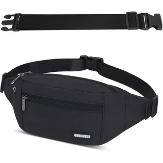 Bauchtasche Gürteltasche mit Einem 30 cm Verlängerten Gürtel Damen und Herren Bauchtasche Geeignet für Reise Sport Running und Alle Outdoor Aktivitäten Hüfttasche Damen Herren Sport