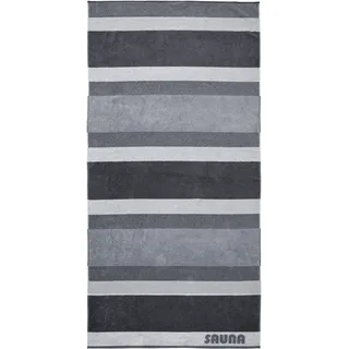 Dyckhoff Saunatuch Stripe 100 x 200 cm silber