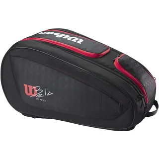 Wilson Bela Super Tour Padel Bag, Black/Red