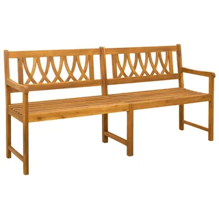 vidaXL Bank Outdoor Natur 180 x 55,5 x 90 cm Massivholz Akazie - Braun