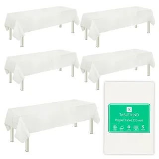 Talking Tables Einweg-Tischdecke 5×  Ø 0 cm Weiß