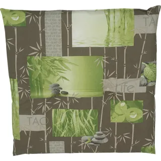 Sitzkissen , Grün, Fango , Textil , Füllung: Schaumstoff, Vlies , 48x5x48 cm , Heimtextilien, Wohntextilien, Sitzkissen