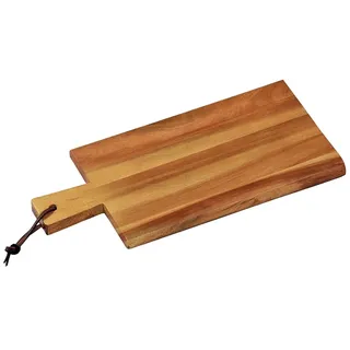 KESPER Schneidbrett Akazienholz, 45 x 22 x 1,5 cm, Farbe: Braun, Natur